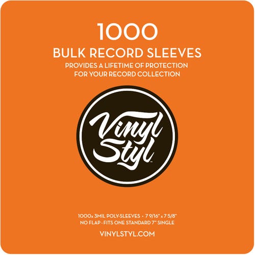 Vinyl Styl  1000 X Plastcover Til Vinyl 7" LP