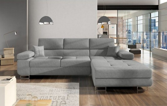 Seksjon Eltap Armando 289x85x203 cm Gusto 88 Grå Høyre Seksjon Eltap Armando 289x85x203 cm Gusto 88 Grå Høyre