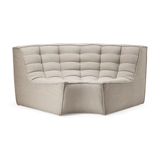 Ethnicraft N701 Rundt hjørne Beige Ethnicraft N701 Rundt hjørne Beige