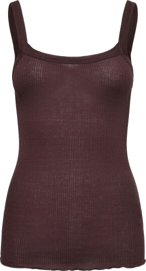 Rosemunde Rwbeatrice Sl Strap Top Brown XS
