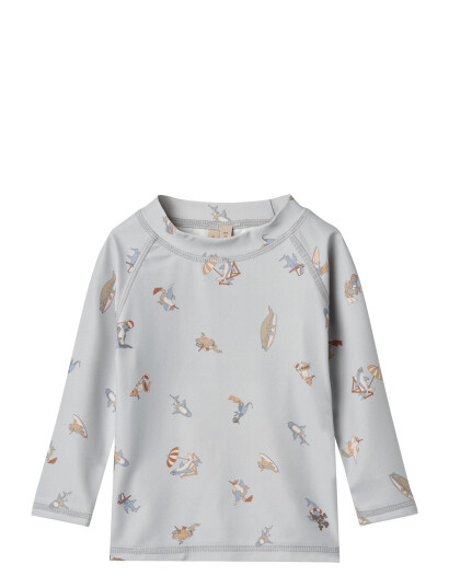 Wheat Swim T-Shirt L/S Dilan - Multi/patterned - 74 Wheat Swim T-Shirt L/S Dilan - Multi/patterned - 74