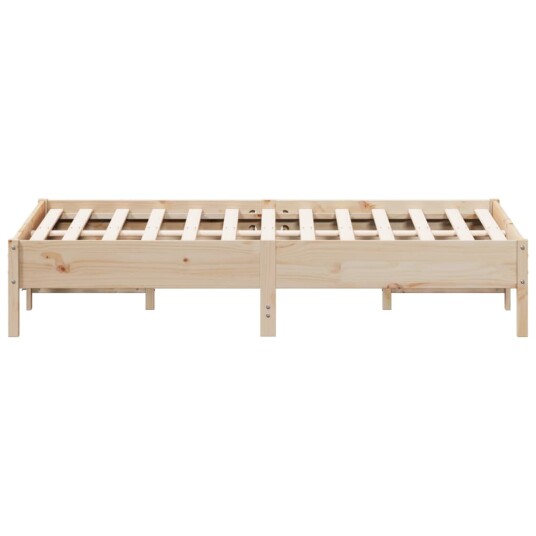 vidaXL Sengeramme 140x190 cm heltre furu 8721012428751