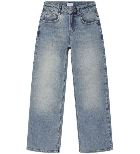 Grunt Jeans Bred lav midje Blå 17 år 182 Jeans