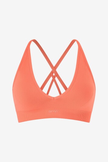 Aim'n Bh topp Shape Seamless Cross Back Bra Orange