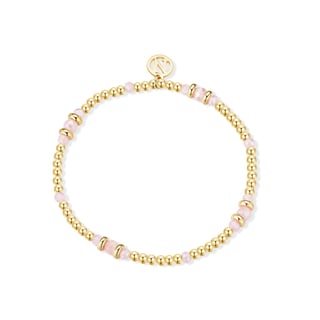 Nora Norway Elly El. Bracelet Gold Pink Nora Norway Elly El. Bracelet Gold Pink