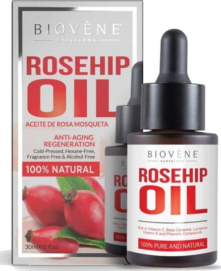 Biovène Rosehip Oil Pure & Natural Anti Aging Regeneration 30ml