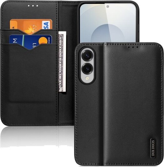 Dux Ducis Lommebokdeksel Til Samsung Galaxy S25 Edge med RFID-beskyttelse - Svart Dux Ducis Lommebokdeksel Til Samsung Galaxy S25 Edge med RFID-beskyttelse - Svart