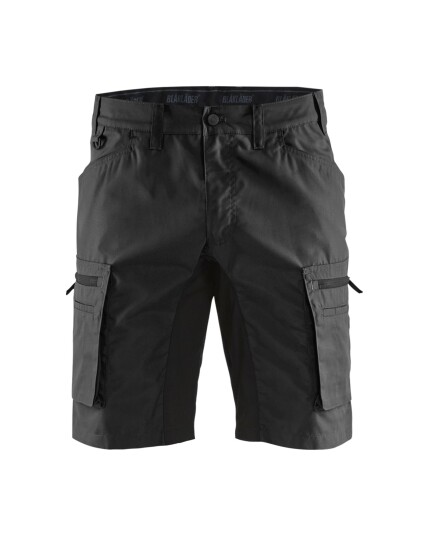 Shorts service med stretch paneler svart
