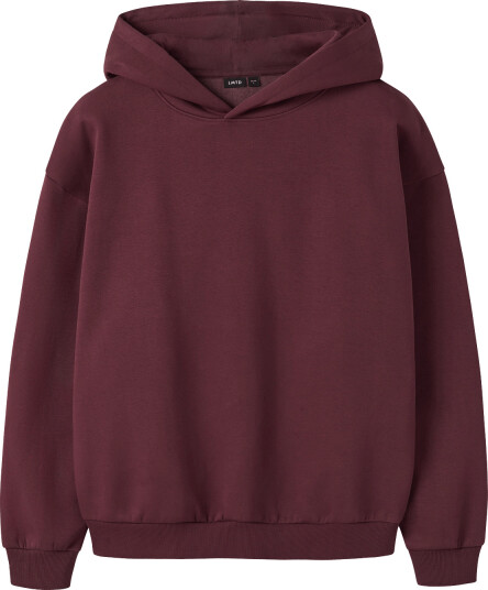 LMTD Nlnnevo Ls L Bru Sweat W. Hood Noos Burgundy 170 176