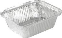 Alubakke 450 Ml 142X116x41 Mm,10 Ps X 100 Stk/Krt
