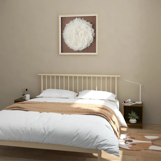 vidaXL Nattbord 2 stk 35,5x33,5x41,5 cm heltre furu honningbrun