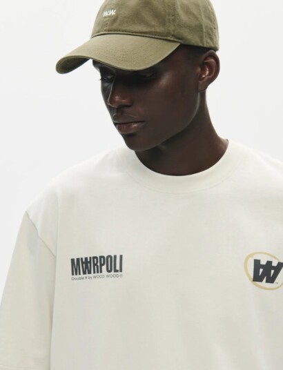 WOOD WOOD Wwliam Team Tee 25431 Cream XL
