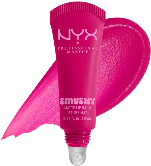 NYX Professional Makeup Smushy Matte Lip Balm - 4 Shes Serving Lips Lipgloss Skjønnhet Makeup