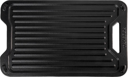 Traeger ModiFIRE Rev. Cast Iron Griddle Vendbar steketakke flat og rillet Traeger ModiFIRE Rev. Cast Iron Griddle Vendbar steketakke flat og rillet