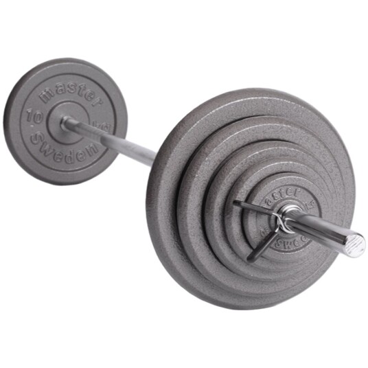 Master Fitness Vektstangsett 25 mm jern – 43 kg, Vektstangsett jern