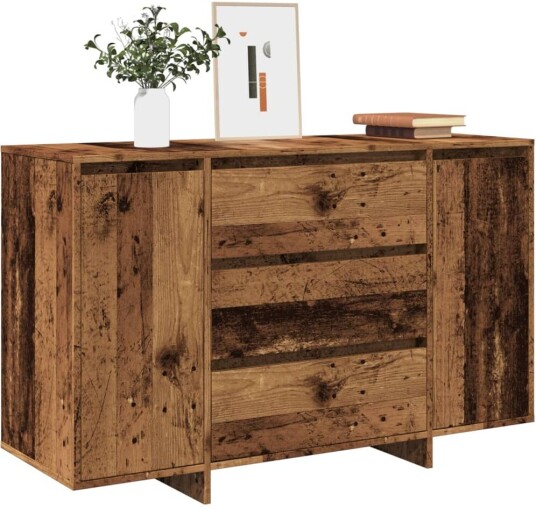 Skjenk gammelt tre 120x41x75 cm konstruert tre 8721158441331