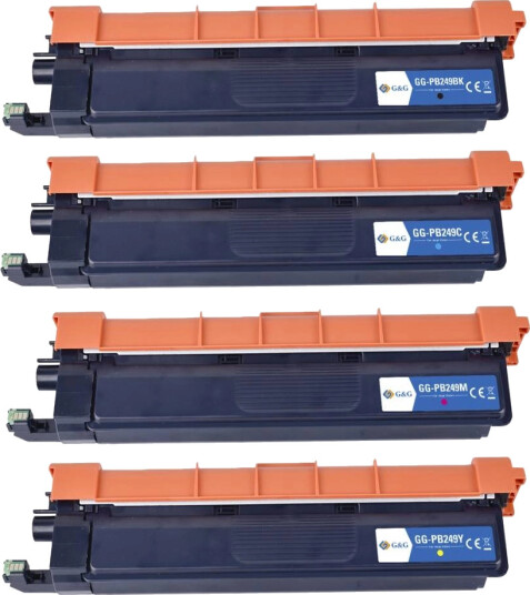 TB Tonerpakke TN249 Sort/Cyan/Magenta/Gul (4.500/3x4.000 sider) TB Premium toner