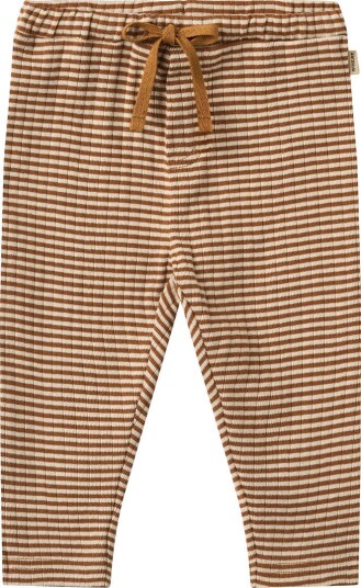 Wheat Jersey Pants Manfred WARM HAZEL STRIPE 92