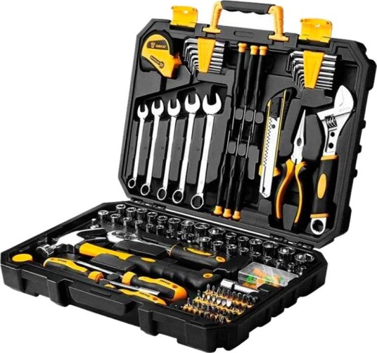 Deko Tools Verktøysett (158 Deler) Deko Tools Verktøysett (158 Deler)