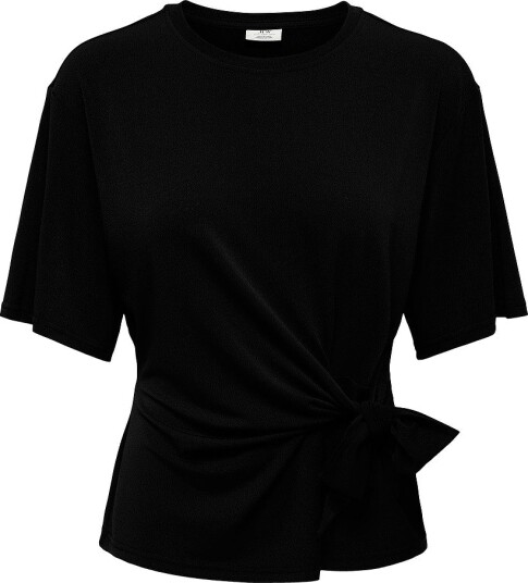 JDY   Topp Jdydea Life 2/4 Knot Top Jrs   Svart