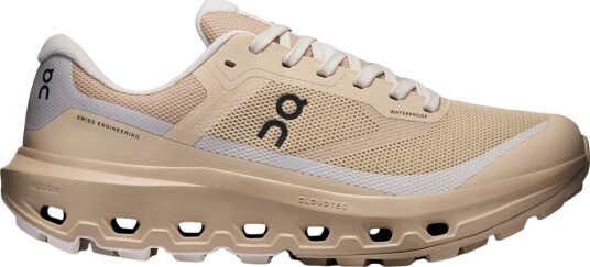 On Cloudvista 3 Waterproof Joggesko Dame Beige 40,5 On Cloudvista 3 Waterproof Joggesko Dame Beige 40,5