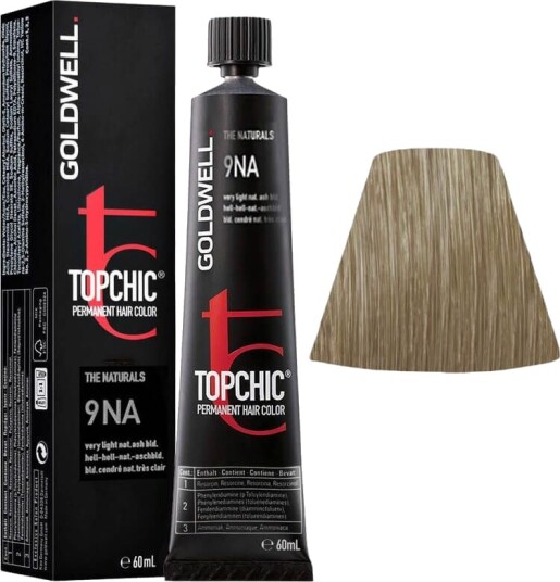 Goldwell Topchic Permanent Hair Color 9NA Very Light Natural Ash Blonde 60 ml Goldwell Topchic Permanent Hair Color 9NA Very Light Natural Ash Blonde 60 ml
