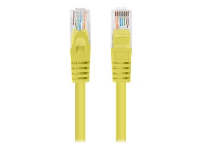 Lanberg Koblingskabel 7.5 M 4.8 Mm U/Utp Uskjermet Cat 5/5E Flertrådet Gul Ral 1016 PCU5 10CC 0750 Y