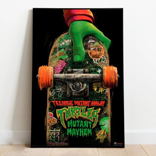 Turtles Plakat Mutant Mayhem Skate Board - 91,5 x 61 cm