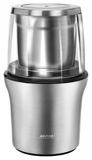MPM MMK 06M Elektrisk Kaffekvern 200W 2x70g Rustfri StÃ¥l
