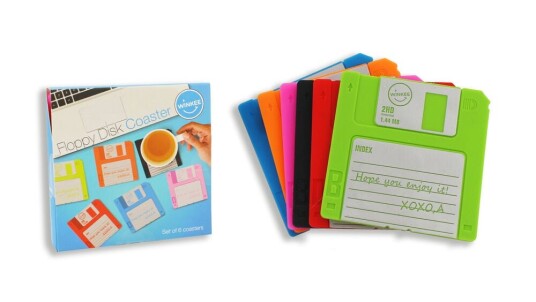 Winkee Retro Floppy Disc Underkop 6 Farger Nostalgi Gadgets