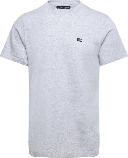 Lexington Clothing Classic Organic Cotton Logo Tee LIGHT GREY MELANGE XXL Lexington Clothing Classic Organic Cotton Logo Tee LIGHT GREY MELANGE XXL