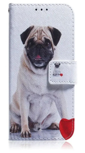 INCOVER Google Pixel 6 Pro Deksel i Kunstskinn med Lommebok og Trykk - Hund
