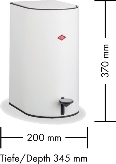 Avfallsbeholder Til Pedal Wesco Svart 171311 73