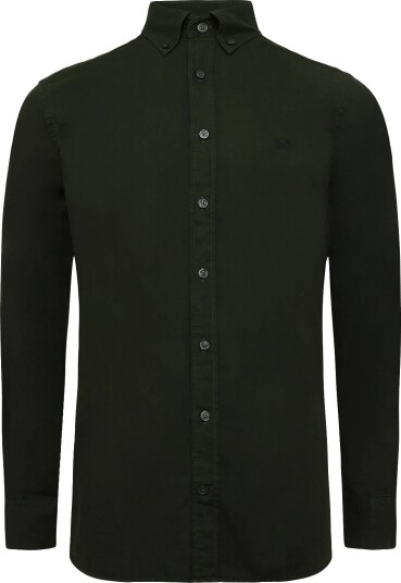 Hackett London Ess Gmt Dyed Oxford   HUNTER GREEN   L