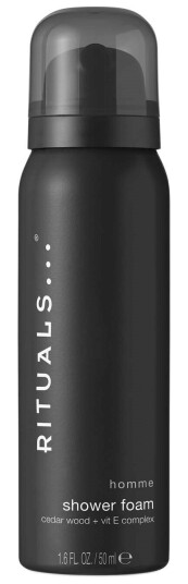 Rituals Homme Shower Foam  Treaktig Cedertre og vitamin E-kompleks
