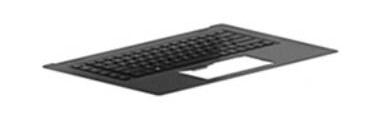 HP TOP COVER W KB ISK PT BL ITL Factory Sealed