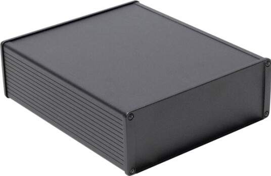 Hammond Electronics 1457U2201bk Universal Skap 220 X 165 X 55 Aluminium Svart 1 Stk.