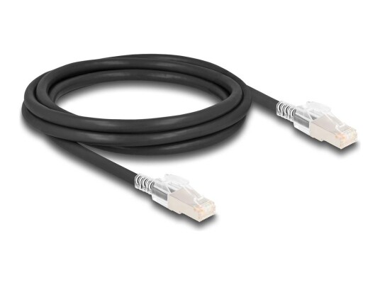 Delock Cat 6 Koblingskabel 2 m Sort RJ-45