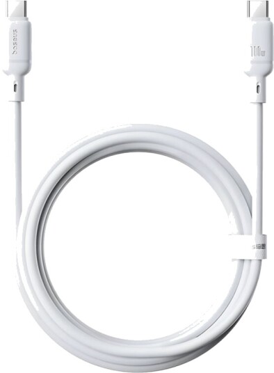 Baseus Silky Series Ladekabel Type-C 100W Cluster Weiß Kabel P10377704213-01