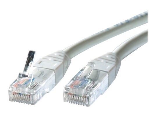 Roline Koblingskabel Rj-45 Hann Til Rj-45 Hann 7 M Utp Cat 5E Formstøpt Grå