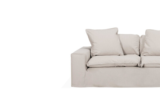 Soffadirekt POLSTER Dover Grand Deluxe 3 seters sofa Linbeige