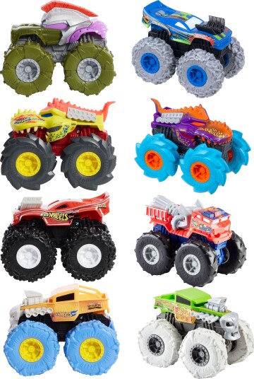 HotWheels Montertruck 1:43 Rev Tredz Blandet