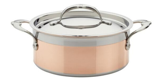 Hestan Copperbond gryte med lokk 2,8L kobber
