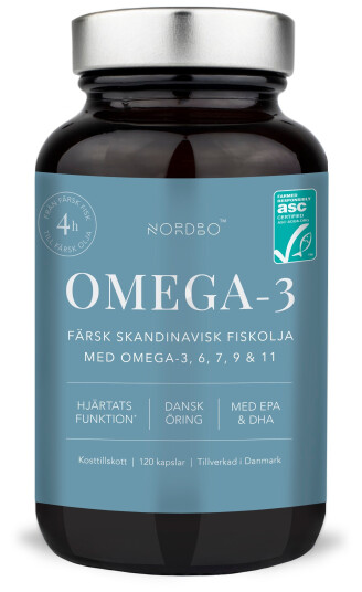 NORDBO - Omega-3 ASC 120 Capsules NORDBO - Omega-3 ASC 120 Capsules