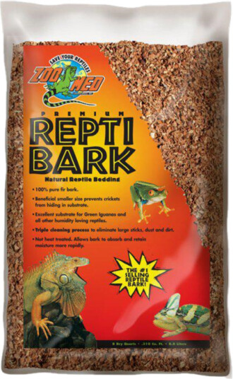 Repti Bark 8.8L Reptil Bunnsubstrat Zoo Med Repti Bark 8.8L Reptil Bunnsubstrat Zoo Med