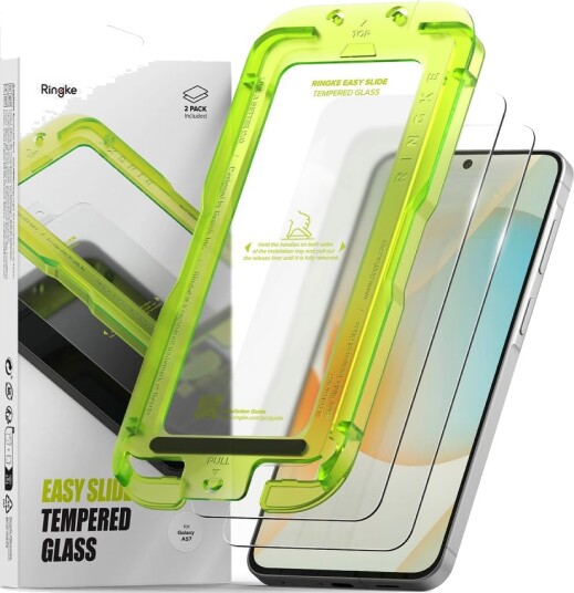 Ringke Easy Slide Tempered Glass 2-Pack for Samsung Galaxy A57 5G Ringke Easy Slide Tempered Glass 2-Pack for Samsung Galaxy A57 5G