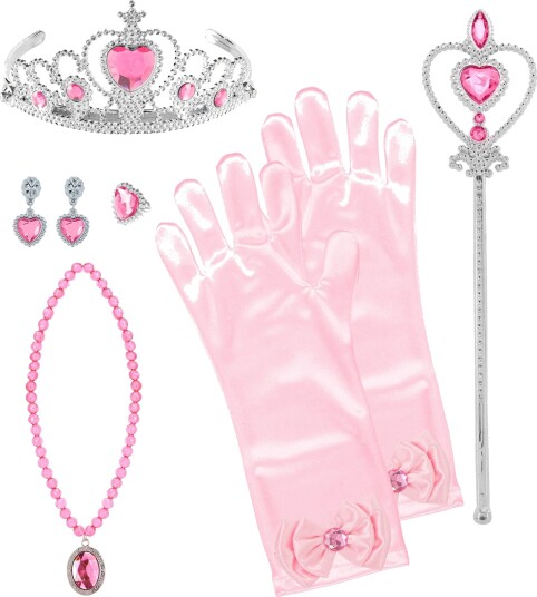 Widmann Prinsesse Tilbehørssett Rosa for Barn 96565