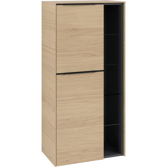 VILLEROY & BOCH SUBWAY 3.0 SIDESKAP 57X120 VENSTRE NORDIC OAK HÅNDTAK I VOLCANO BLACK VILLEROY & BOCH SUBWAY 3.0 SIDESKAP 57X120 VENSTRE NORDIC OAK HÅNDTAK I VOLCANO BLACK