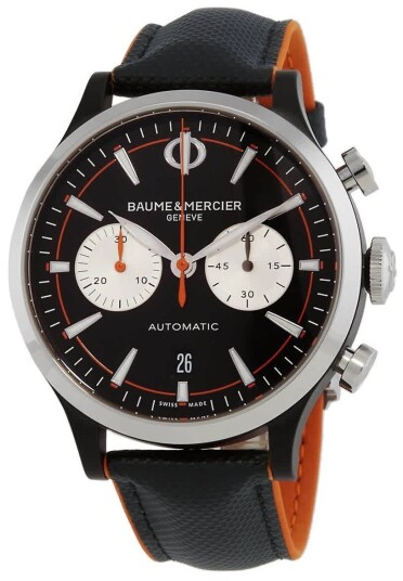 Baume & Mercier Herreklokke M0A10451 Capeland Sort/Gummi Ø42 mm Baume & Mercier Herreklokke M0A10451 Capeland Sort/Gummi Ø42 mm