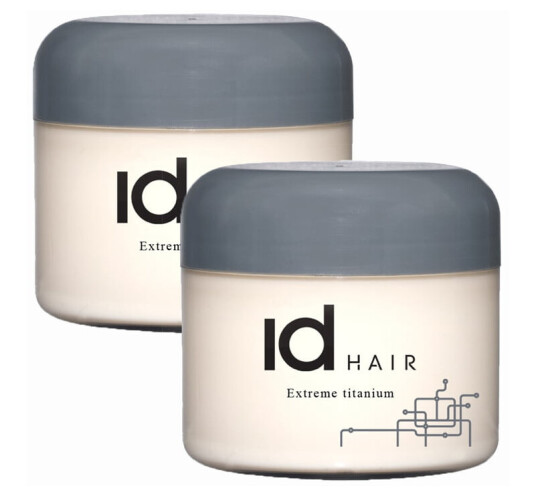 2-pack ID Hair Extreme Titanium Wax 100ml 2-pack ID Hair Extreme Titanium Wax 100ml